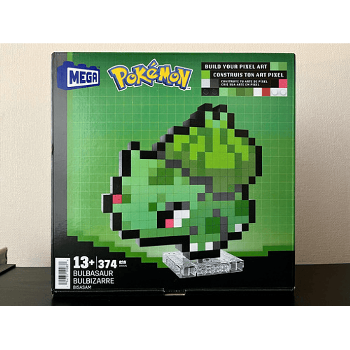 Mega Pokémon Bloques De Construcción Pixel Art Bulbasaur 2