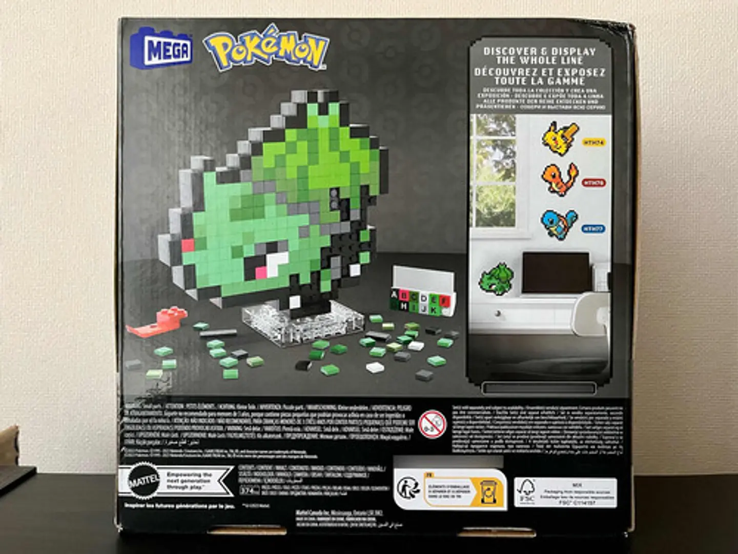 Mega Pokémon Bloques De Construcción Pixel Art Bulbasaur 4