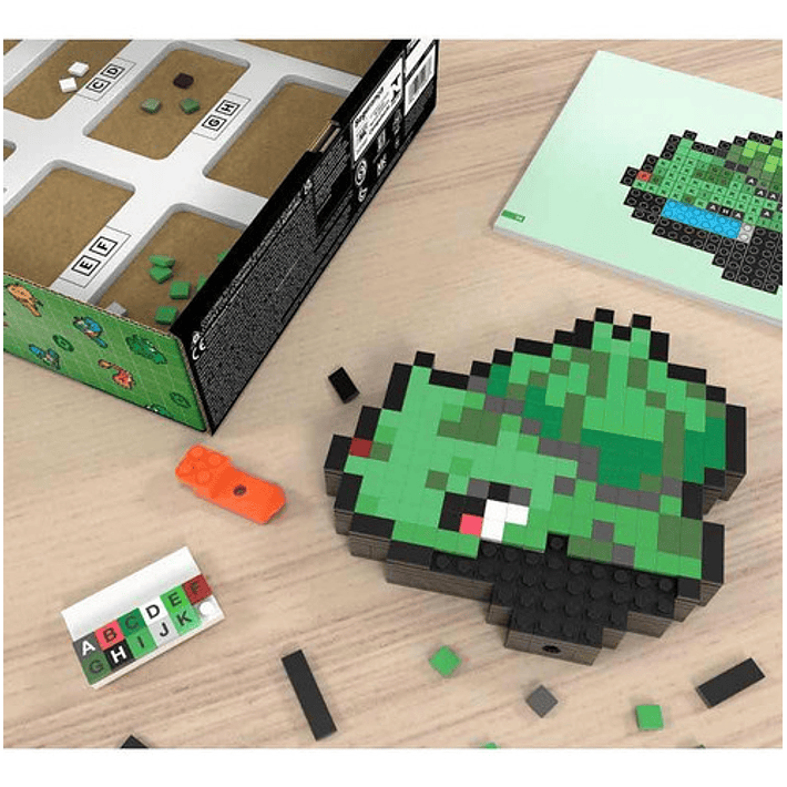 Mega Pokémon Bloques De Construcción Pixel Art Bulbasaur 5