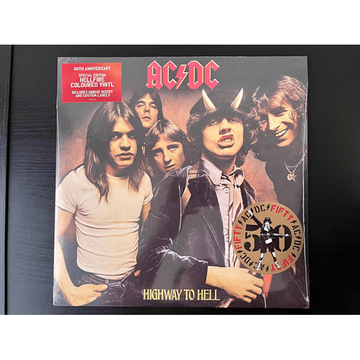 AC/DC - Highway To Hell - Vinilo Hellfire 50 Aniversario | WonderBox