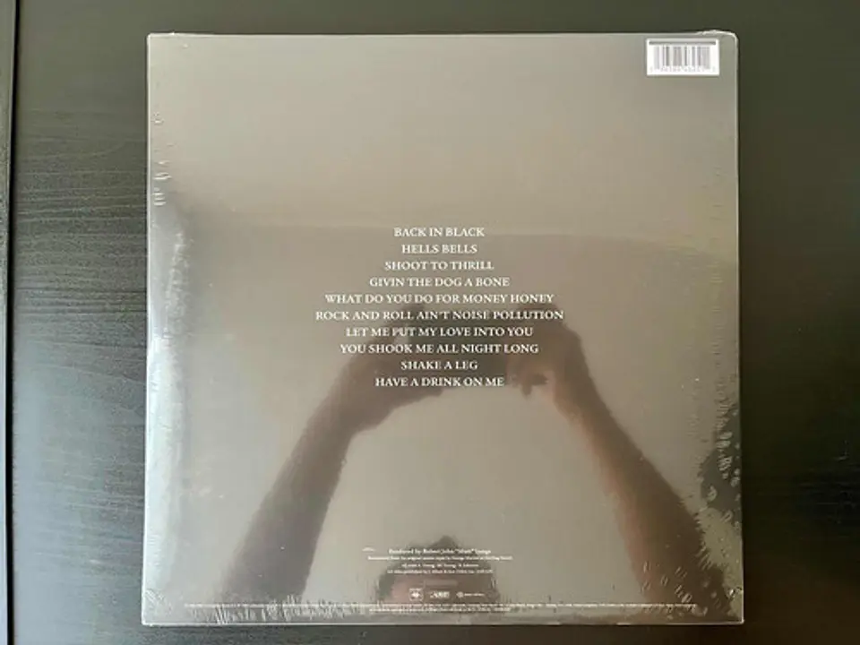 AC/DC - Back In Black - Vinilo Blanco Y Negro 50 Aniversario 5