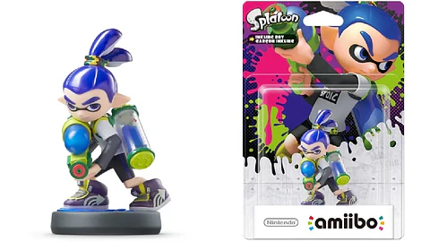 Figura Amiibo Inkling Boy Azul - Splatoon Series