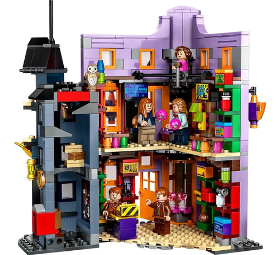 Lego - Harry Potter: Callejón Diagon Sortilegios Weasley 76422 10