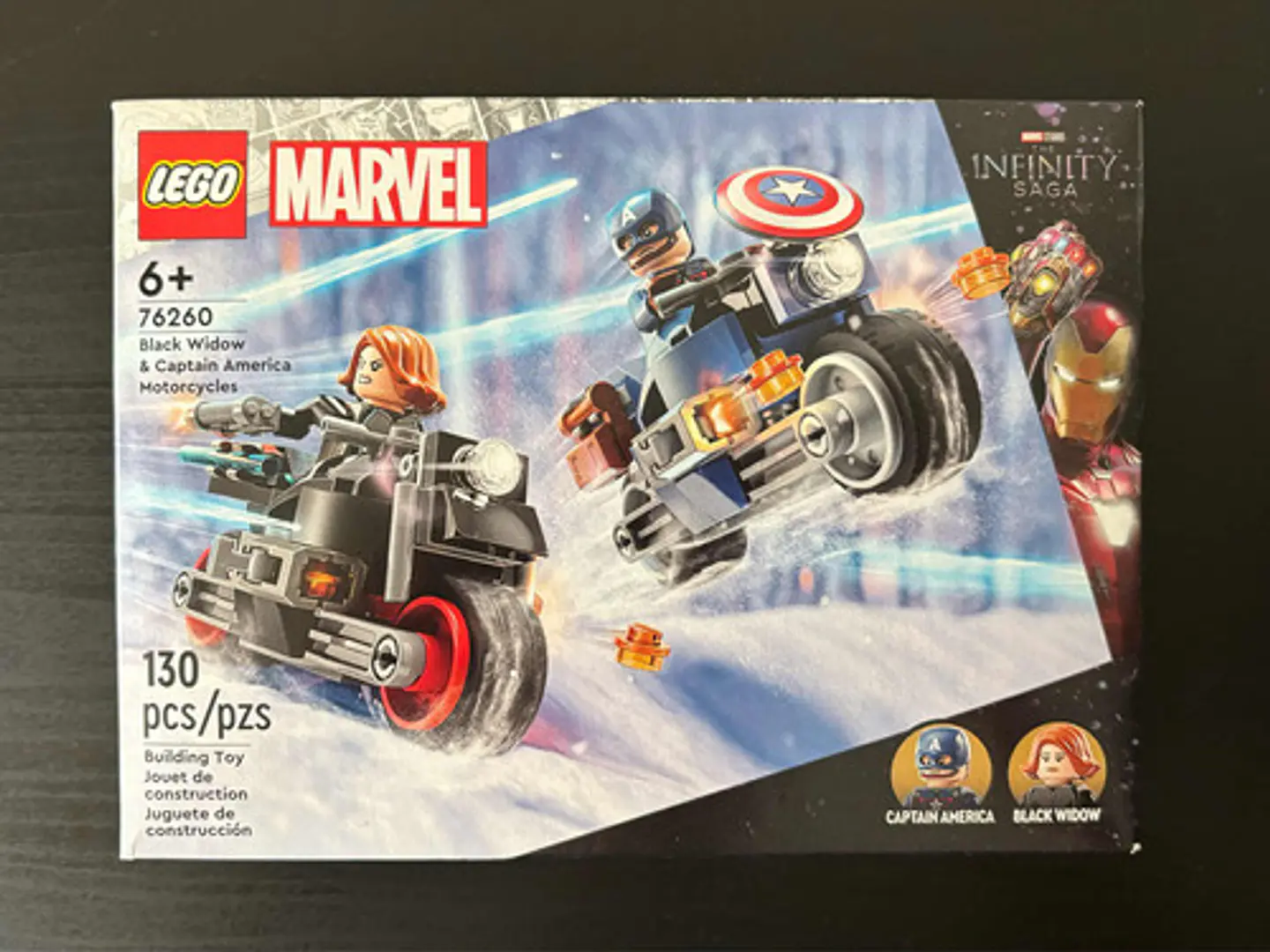 Lego Marvel - Motos De Black Widow Y El Capitán América 76260 2