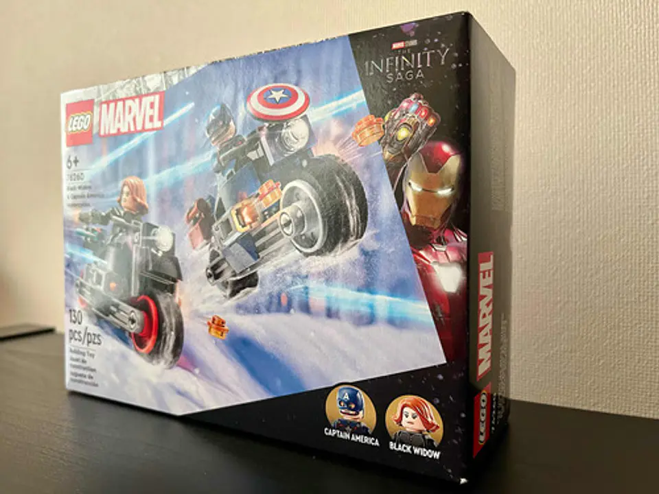 Lego Marvel - Motos De Black Widow Y El Capitán América 76260 3