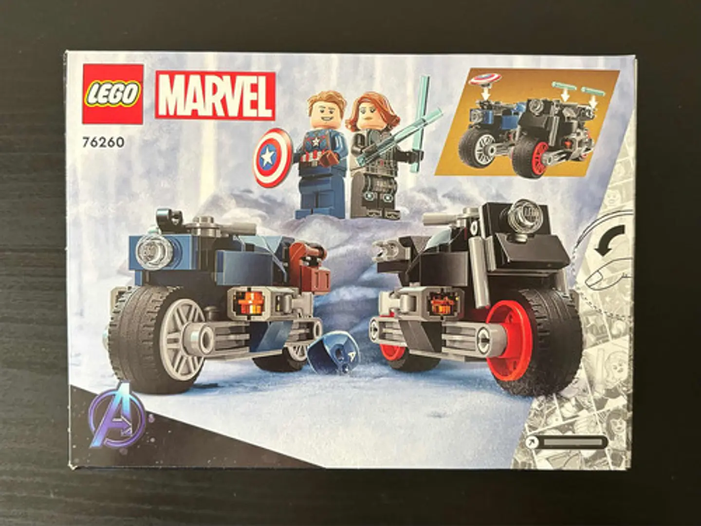Lego Marvel - Motos De Black Widow Y El Capitán América 76260 5