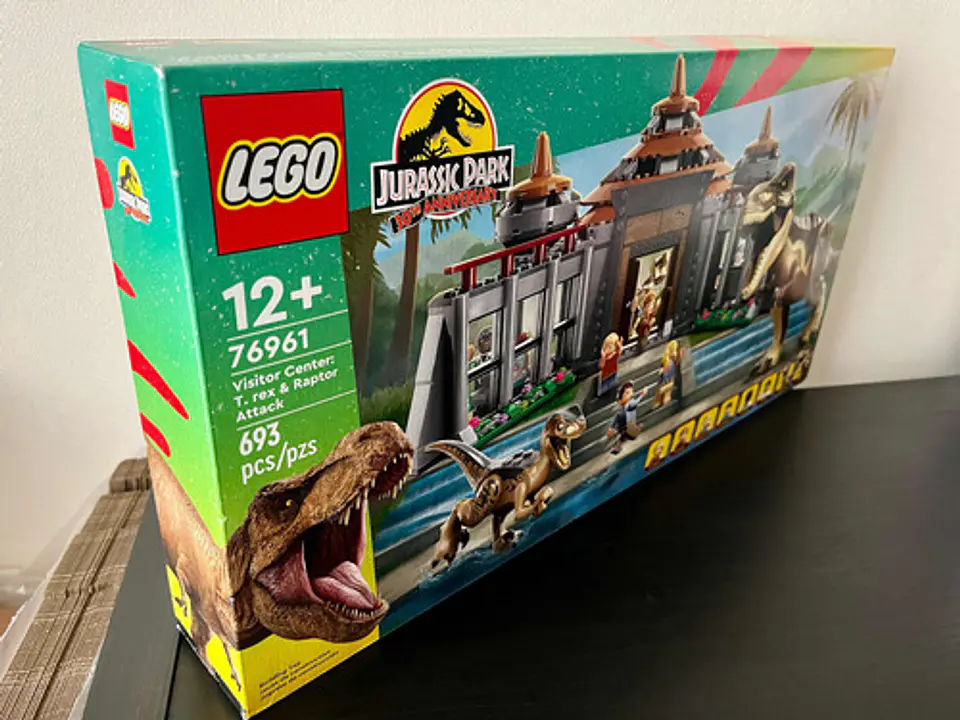 Lego Jurassic Park - Centro De Visitantes: T. Rex Y Ataque Del Raptor 76961 5