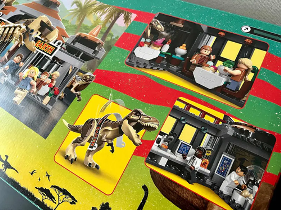 Lego Jurassic Park - Centro De Visitantes: T. Rex Y Ataque Del Raptor 76961 8