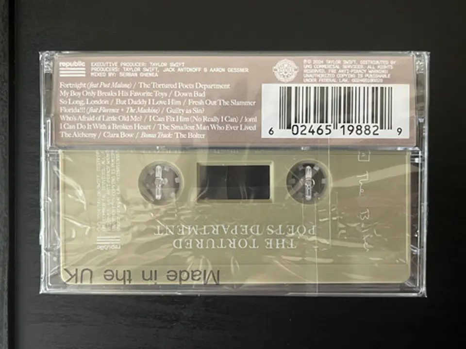 Taylor Swift - The Tortured Poets Department - Cassette Limited Edition 4