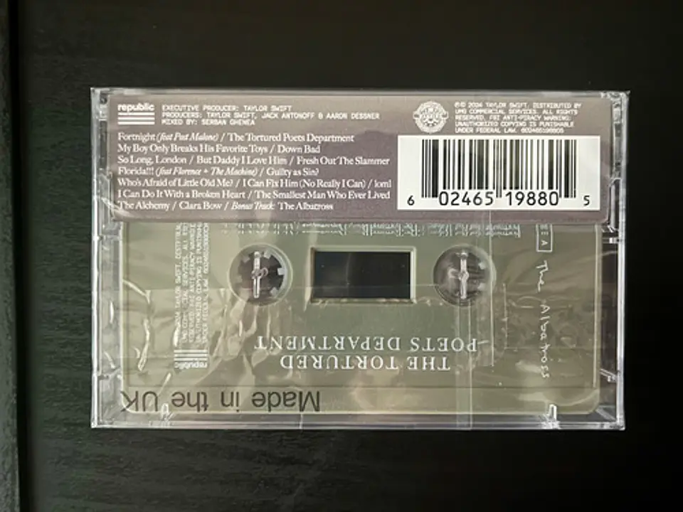 Taylor Swift - The Tortured Poets Department - Cassette Limited Edition 10