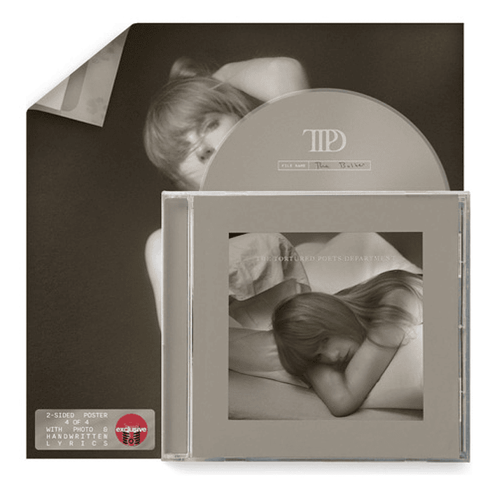 Taylor Swift - The Tortured Poets Department - CD Estándar y Target Editions 5