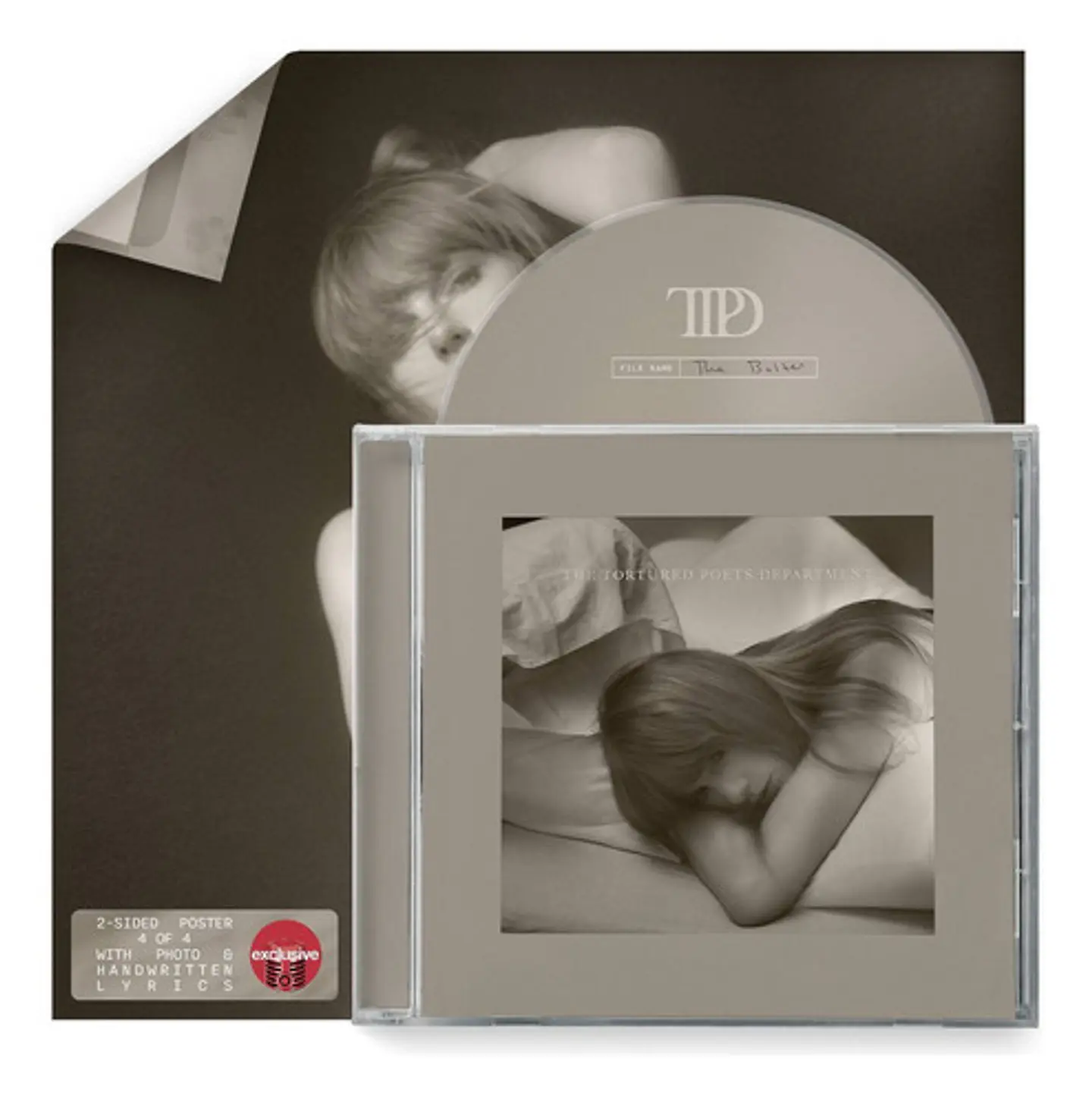 Taylor Swift - The Tortured Poets Department - CD Estándar y Target Editions 5