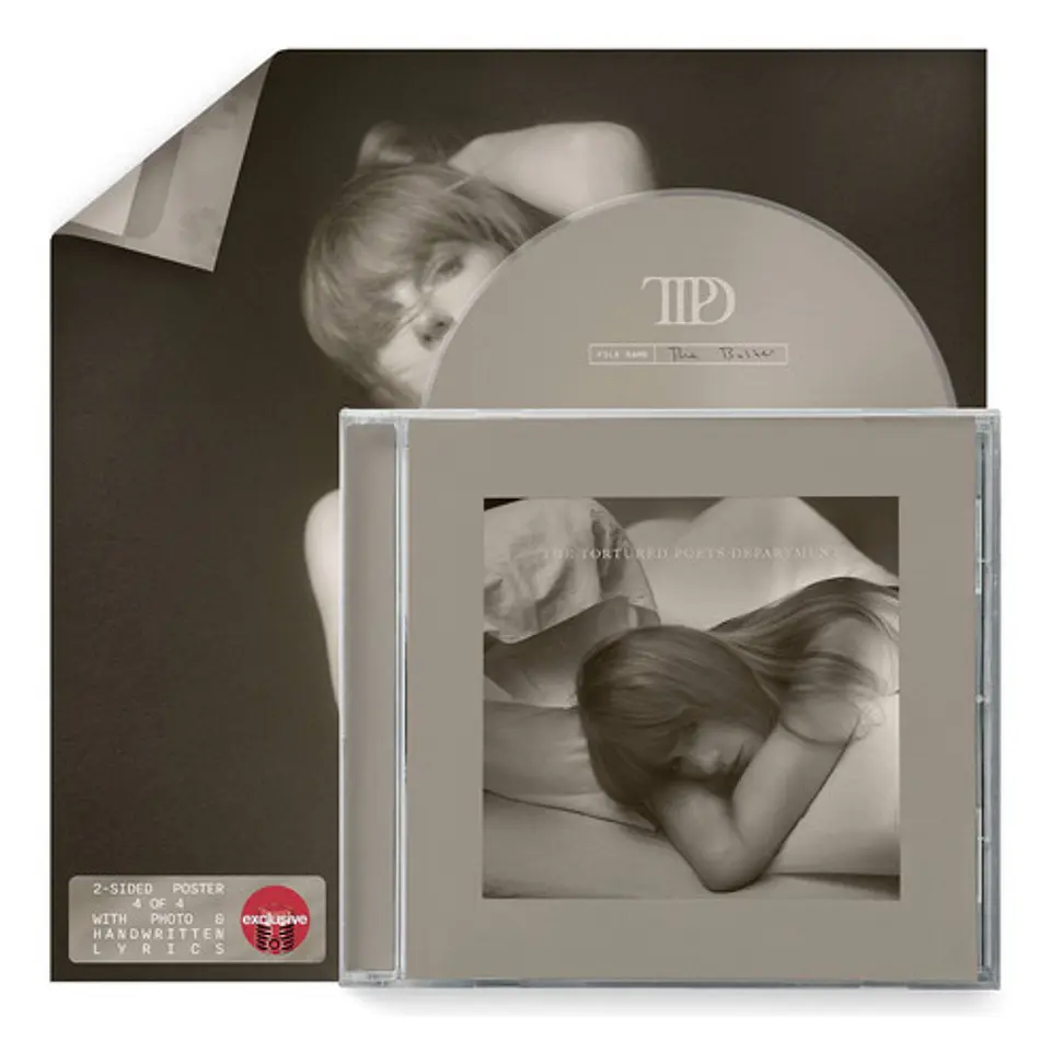 Taylor Swift - The Tortured Poets Department - CD Estándar y Target Editions 5