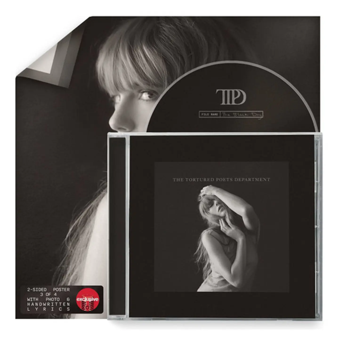 Taylor Swift - The Tortured Poets Department - CD Estándar y Target Editions 7
