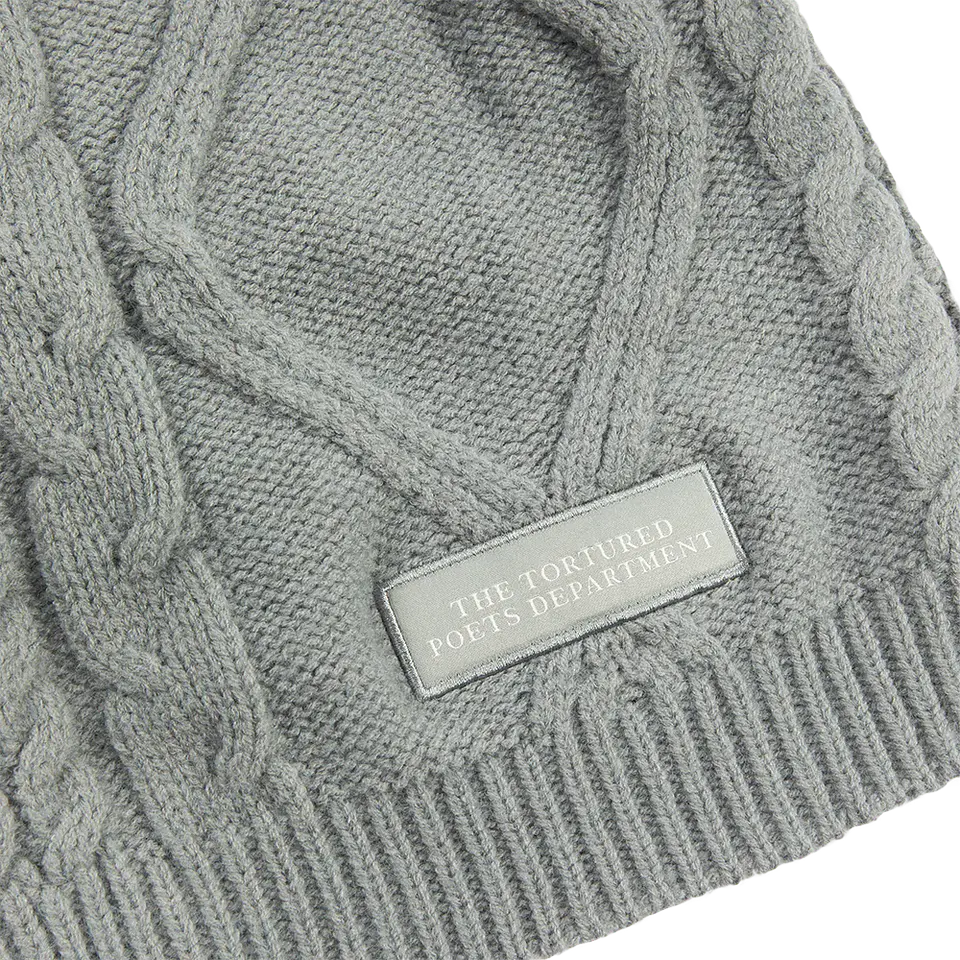 Taylor Swift - The Tortured Poets Department - Gray Cardigan Merch Oficial 4