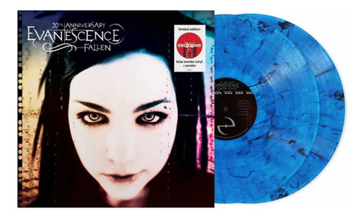 Evanescence - Fallen - Vinilo (2LP) Deluxe Blue Smoke Target 1