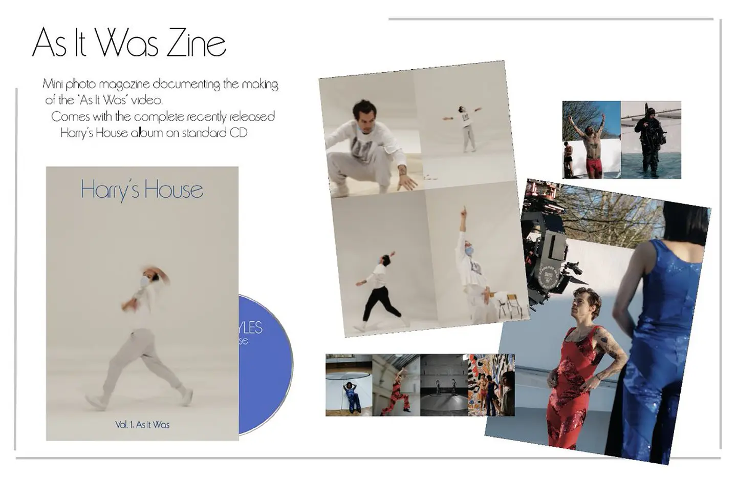 Harry Styles - Harry's House - Zine Vol 1. As it Was + CD Edición Limitada 3