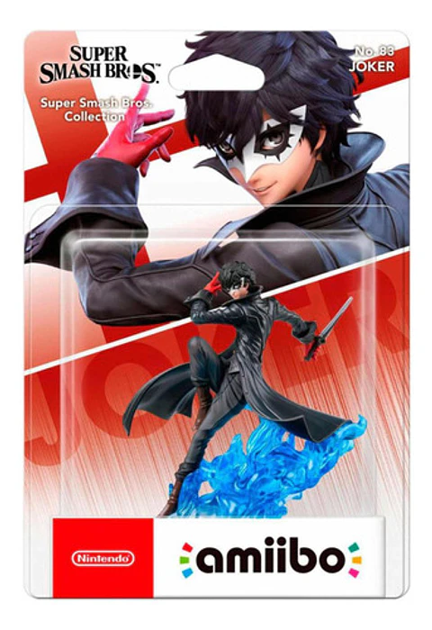 Figura Amiibo Joker - Super Smash Bros. Series (con detalle)
