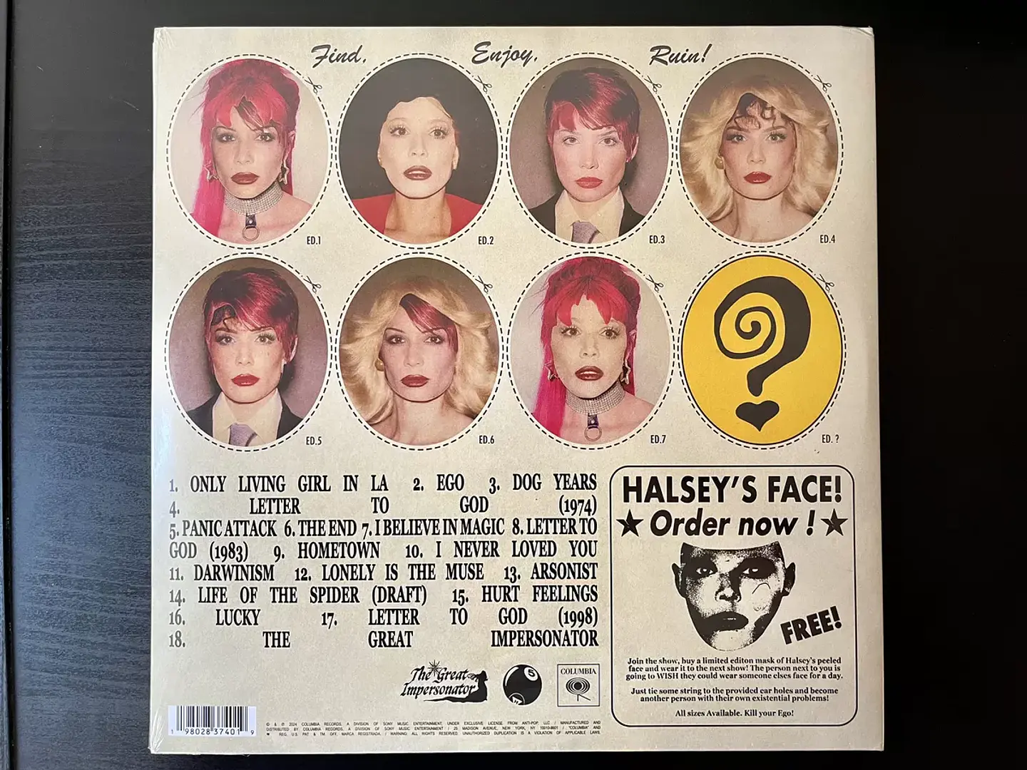 Halsey - The Great Impersonator - Vinilo Ediciones Limitadas 4