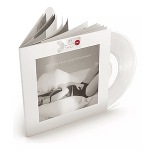 Taylor Swift - The Tortured Poets Department - Vinilo Phantom Clear Edición Limitada Target (con detalle)