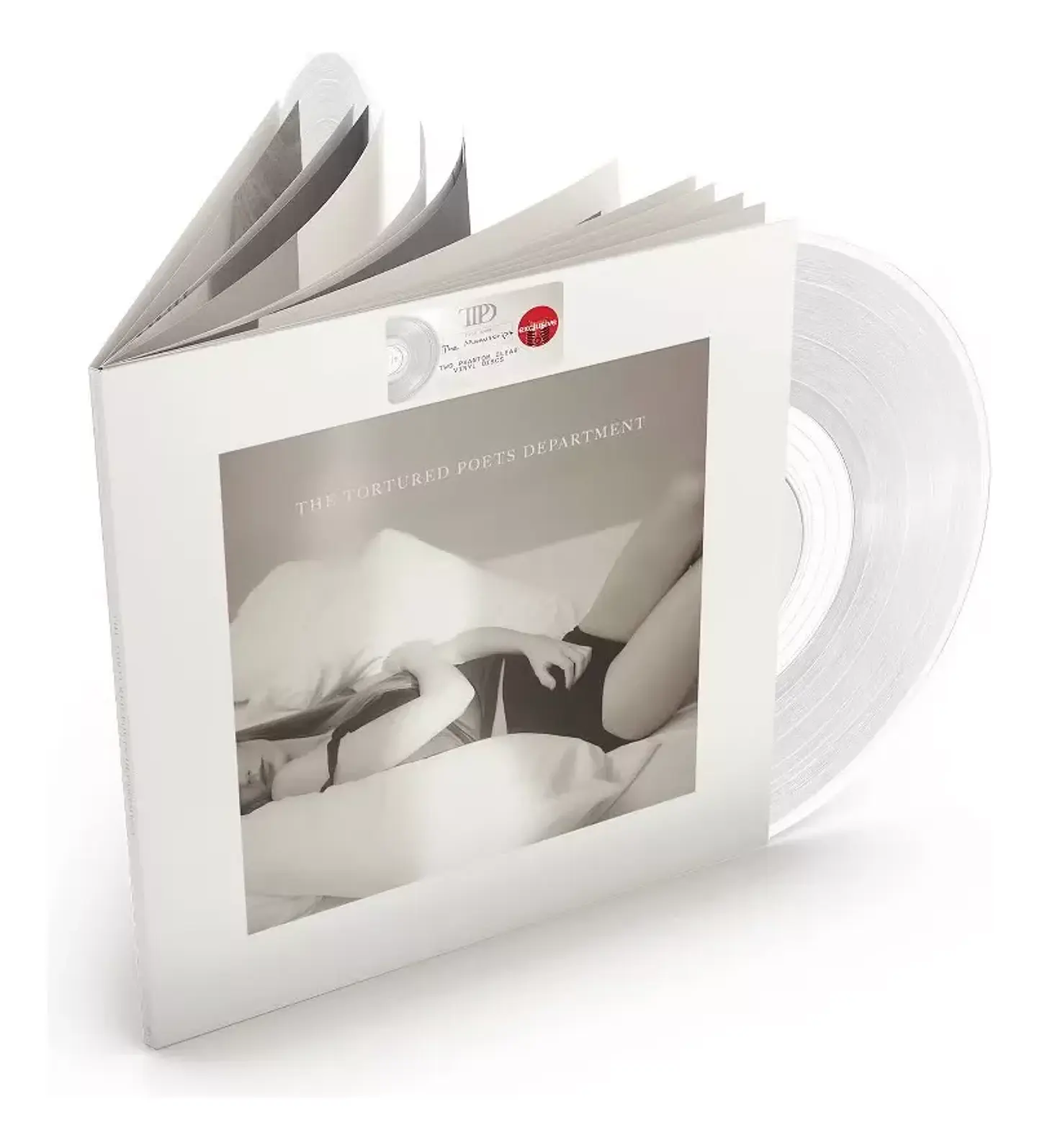 Taylor Swift - The Tortured Poets Department - Vinilo Phantom Clear Edición Limitada Target 1