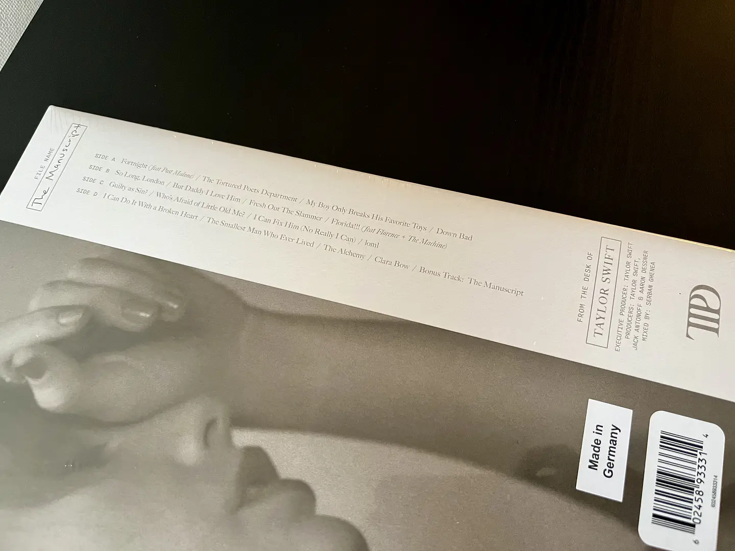 Taylor Swift - The Tortured Poets Department - Vinilo The Manuscript 4