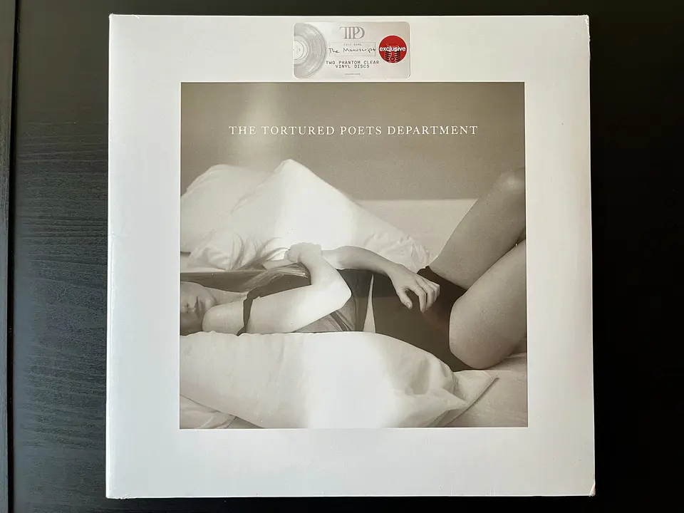 Taylor Swift - The Tortured Poets Department - Vinilo Phantom Clear Edición Limitada Target 2