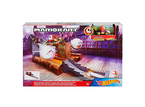 Pista Hot Wheels Mario Kart - La Carrera Espeluznante de Boo