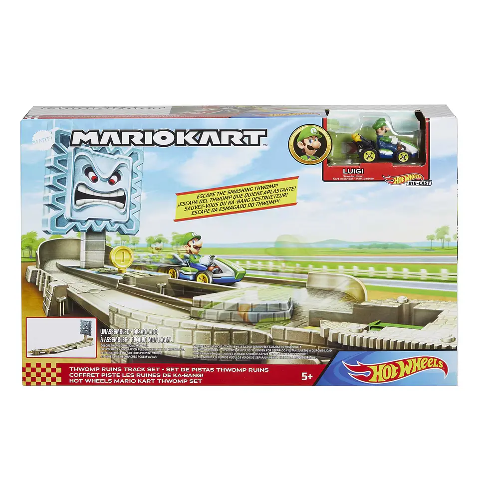 Pista Hot Wheels Mario Kart - Ruinas Roca Picuda 1