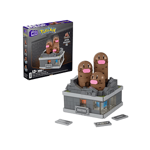 MEGA Pokémon - Minifigura de Dugtrio con movimiento