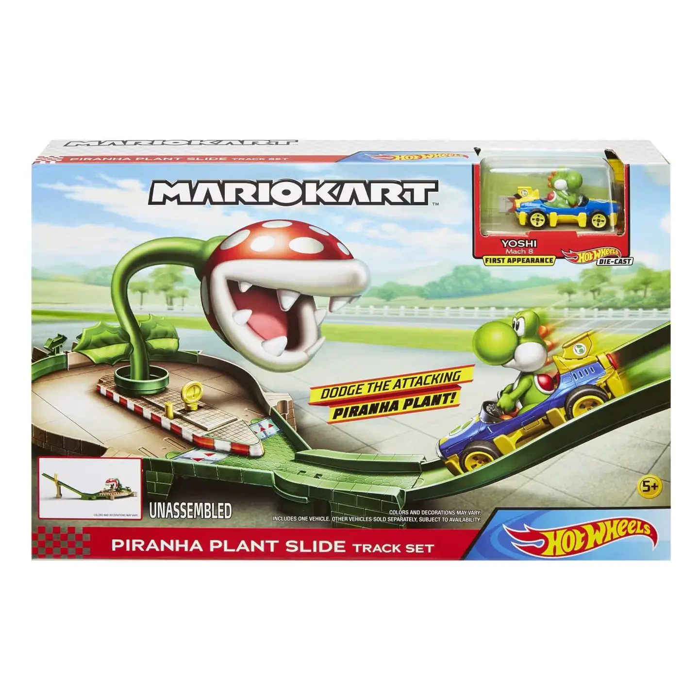 Pista Hot Wheels Mario Kart - Planta Piraña 1