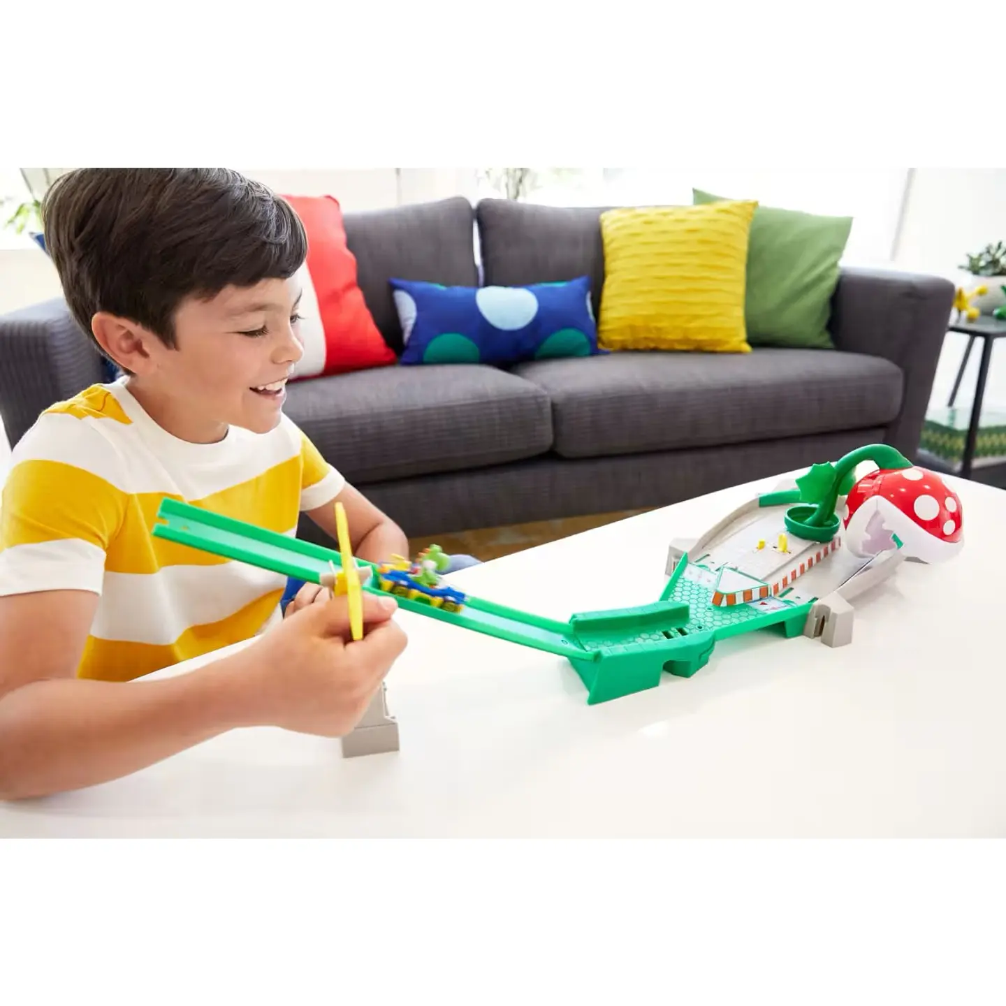 Pista Hot Wheels Mario Kart - Planta Piraña 3