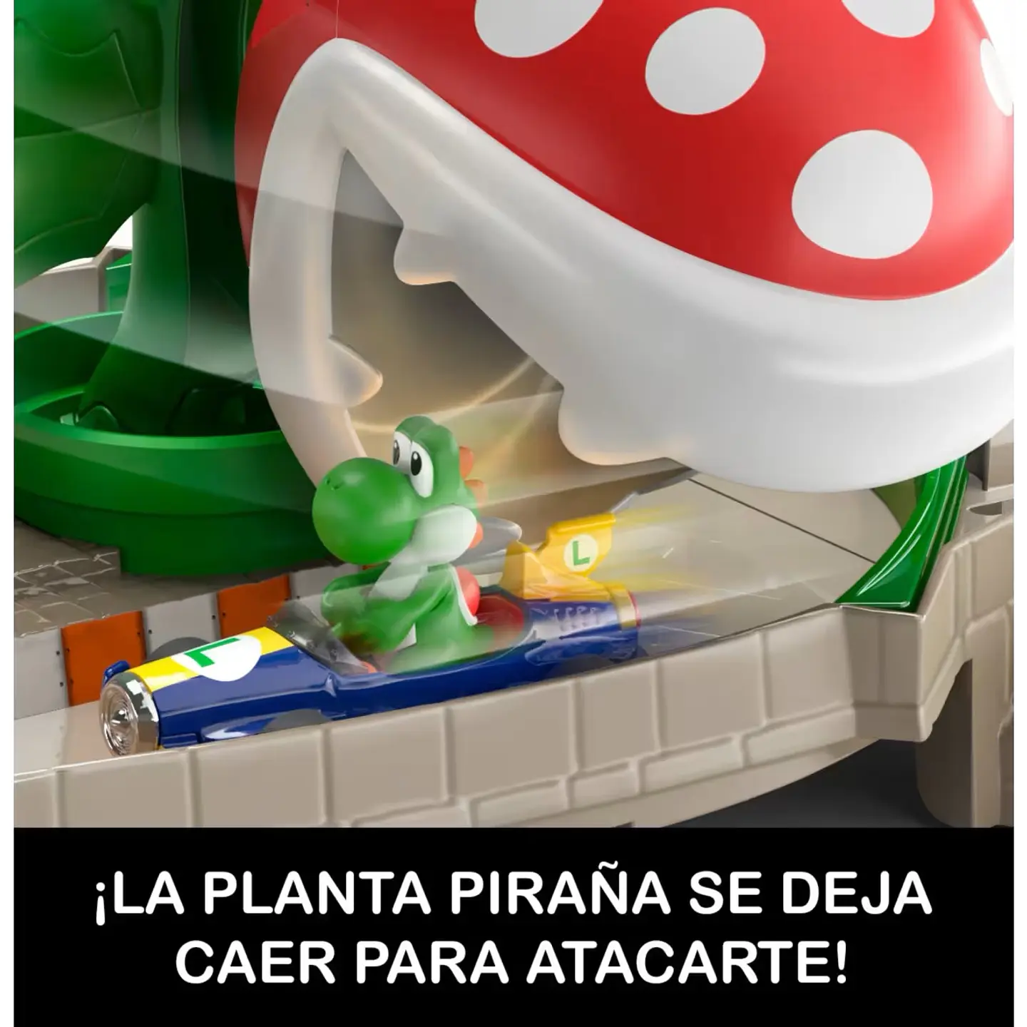 Pista Hot Wheels Mario Kart - Planta Piraña 4
