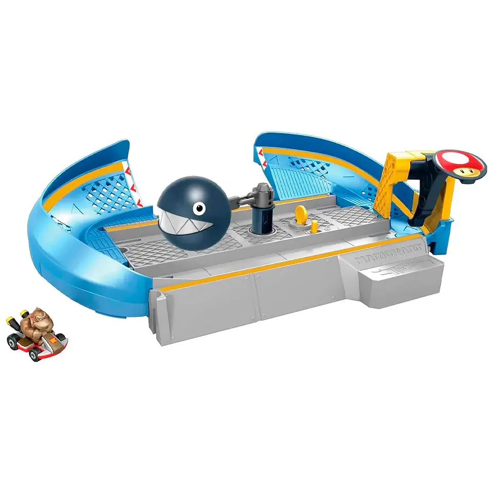 Pista Hot Wheels Mario Kart - Mordida de Chain Chomp 3
