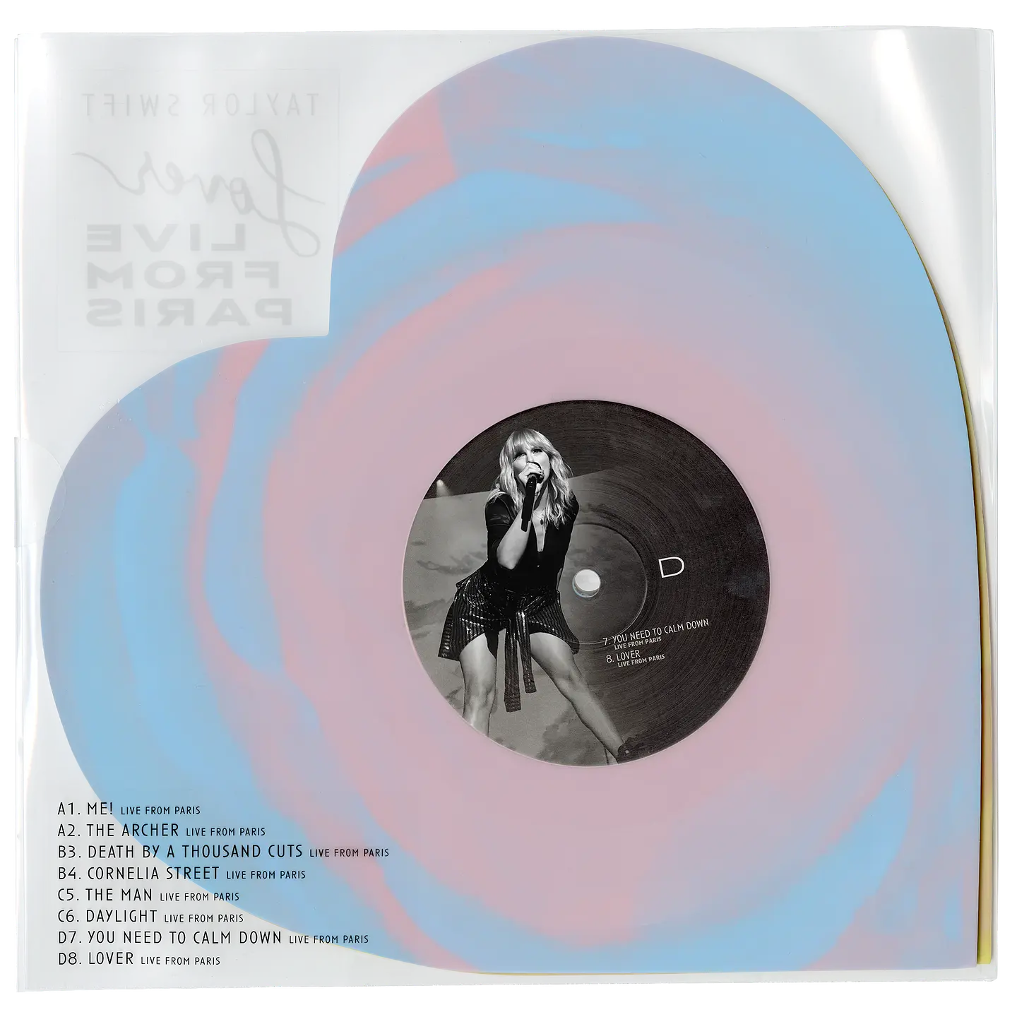 Taylor Swift - Lover - Vinilo Corazon (Live from Paris) 6