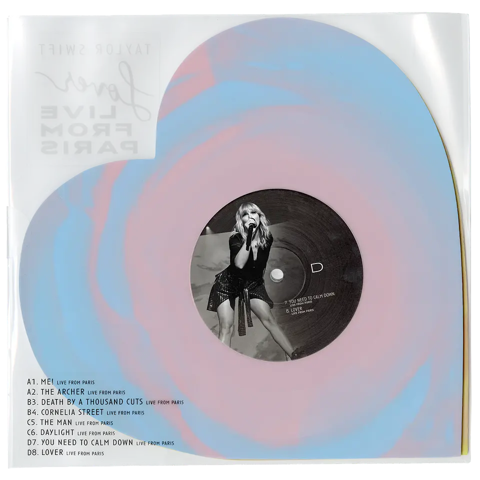 Taylor Swift - Lover - Vinilo Corazon (Live from Paris) 6