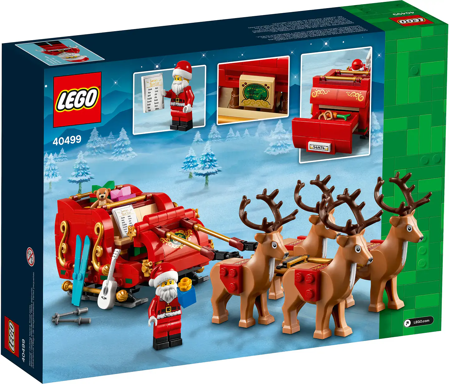 LEGO - Trineo de Papá Noel (40499) 2