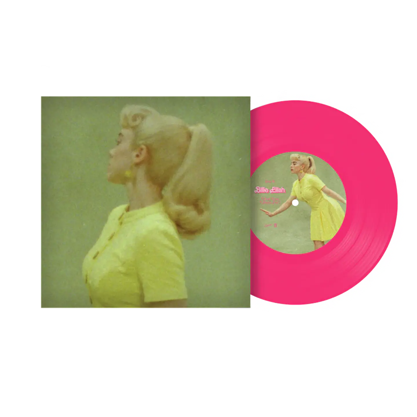 Billie Eilish - What Was I Made For? - Vinilo Pink Single 7'' 1