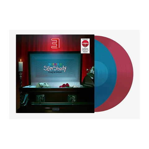 Eminem - The Death of Slim Shady - Vinilo Blue & Red Translucent Edición limitada