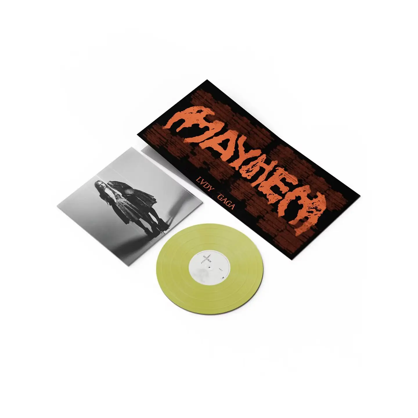 Lady Gaga - Mayhem - Vinilo Opaque Yellow Edición Limitada 3