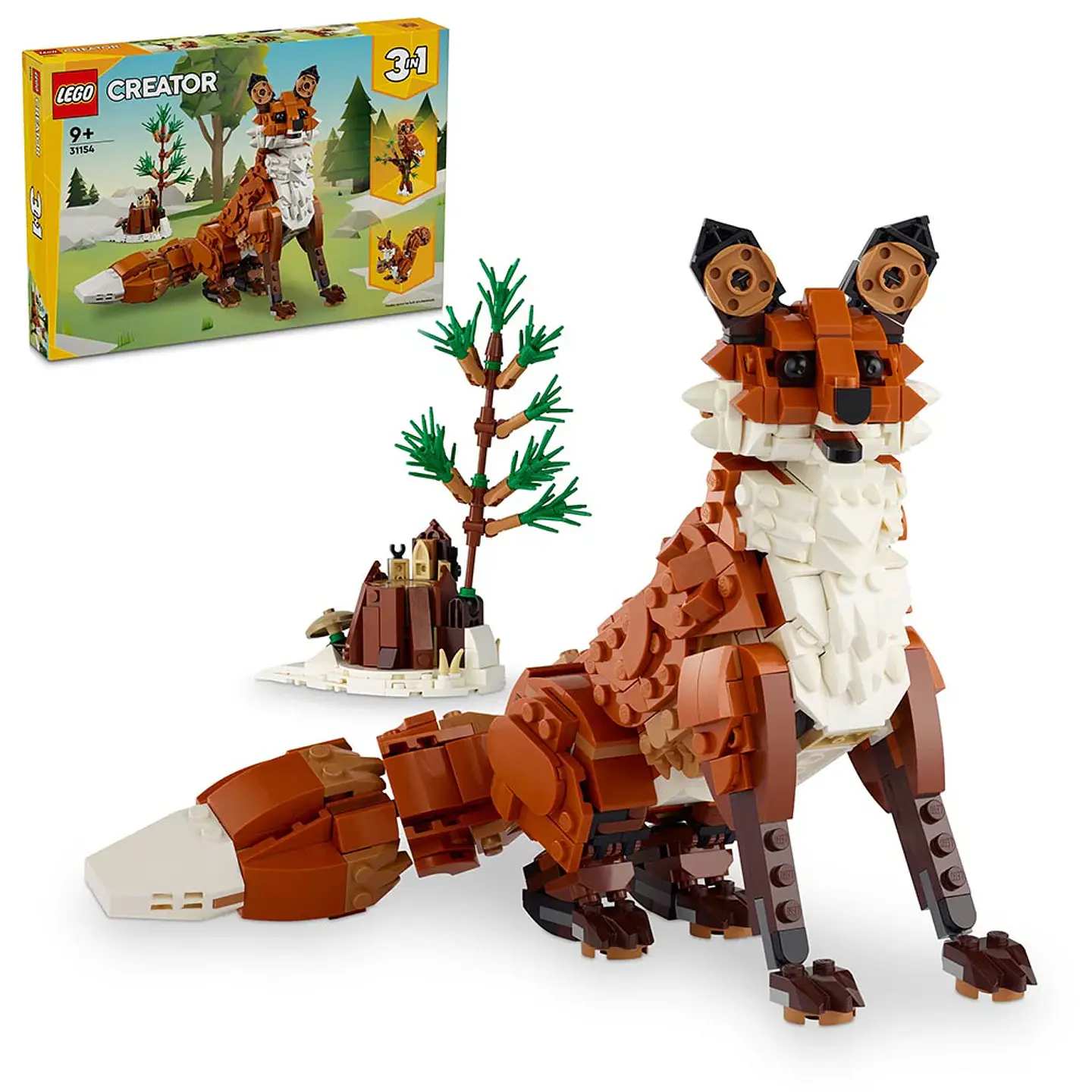 LEGO Creator 3 en 1 - Animales del Bosque: Zorro Rojo como (31154) 1