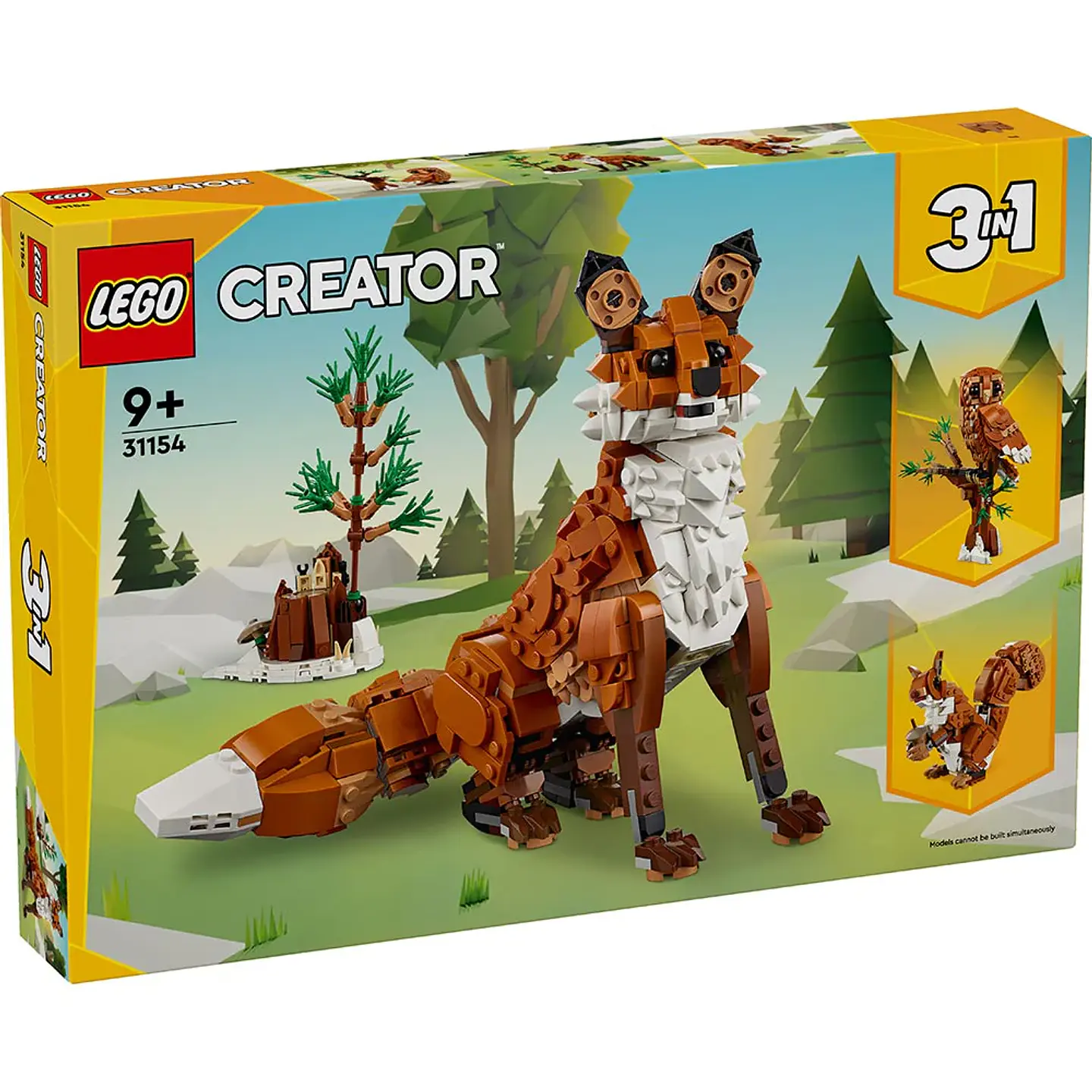 LEGO Creator 3 en 1 - Animales del Bosque: Zorro Rojo como (31154) 2
