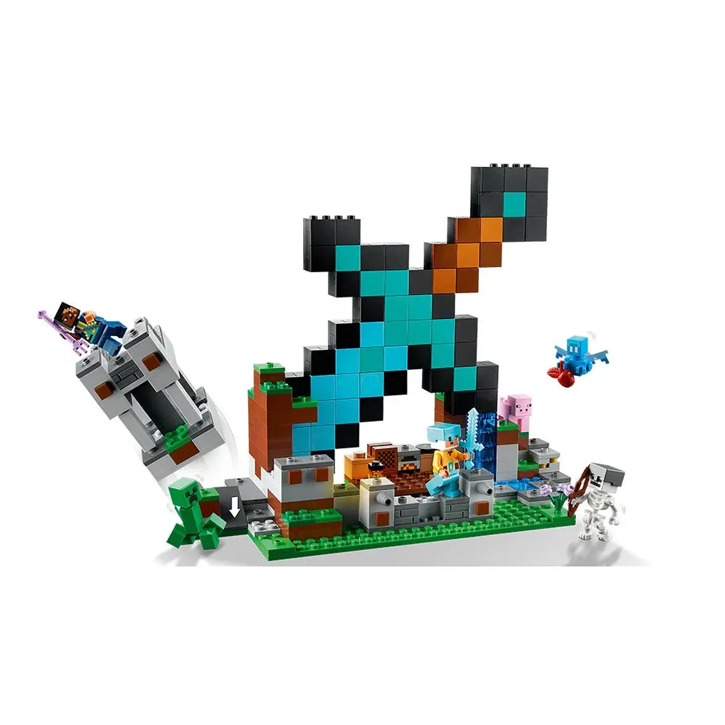 LEGO Minecraft - La Fortificación-Espada (21244) 3