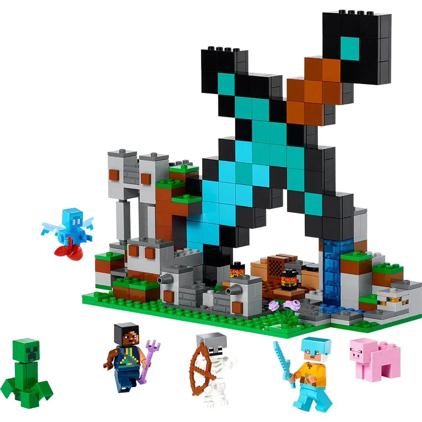 LEGO Minecraft - La Fortificación-Espada (21244) 7