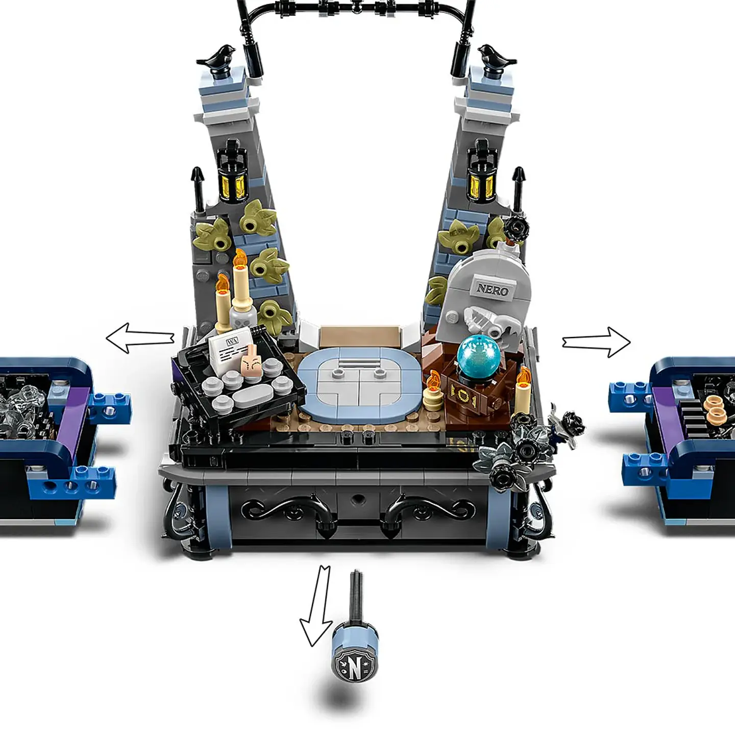 LEGO Wednesday - Figura de Merlina Addams (76780) 2