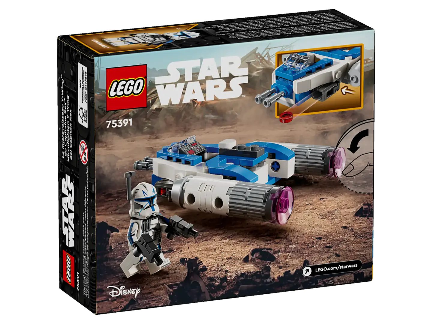 LEGO Star Wars - Microfighter: Ala-Y del Capitán Rex (75391) 6