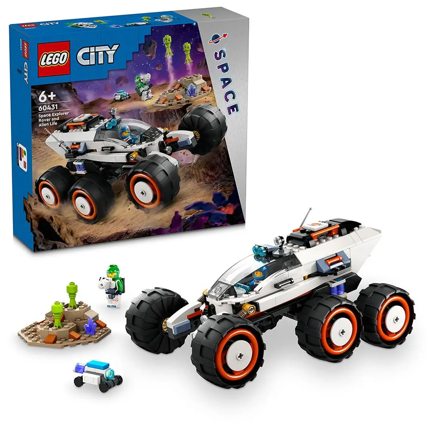 LEGO City - Róver Explorador Espacial y Vida Extraterrestre (60431) 1
