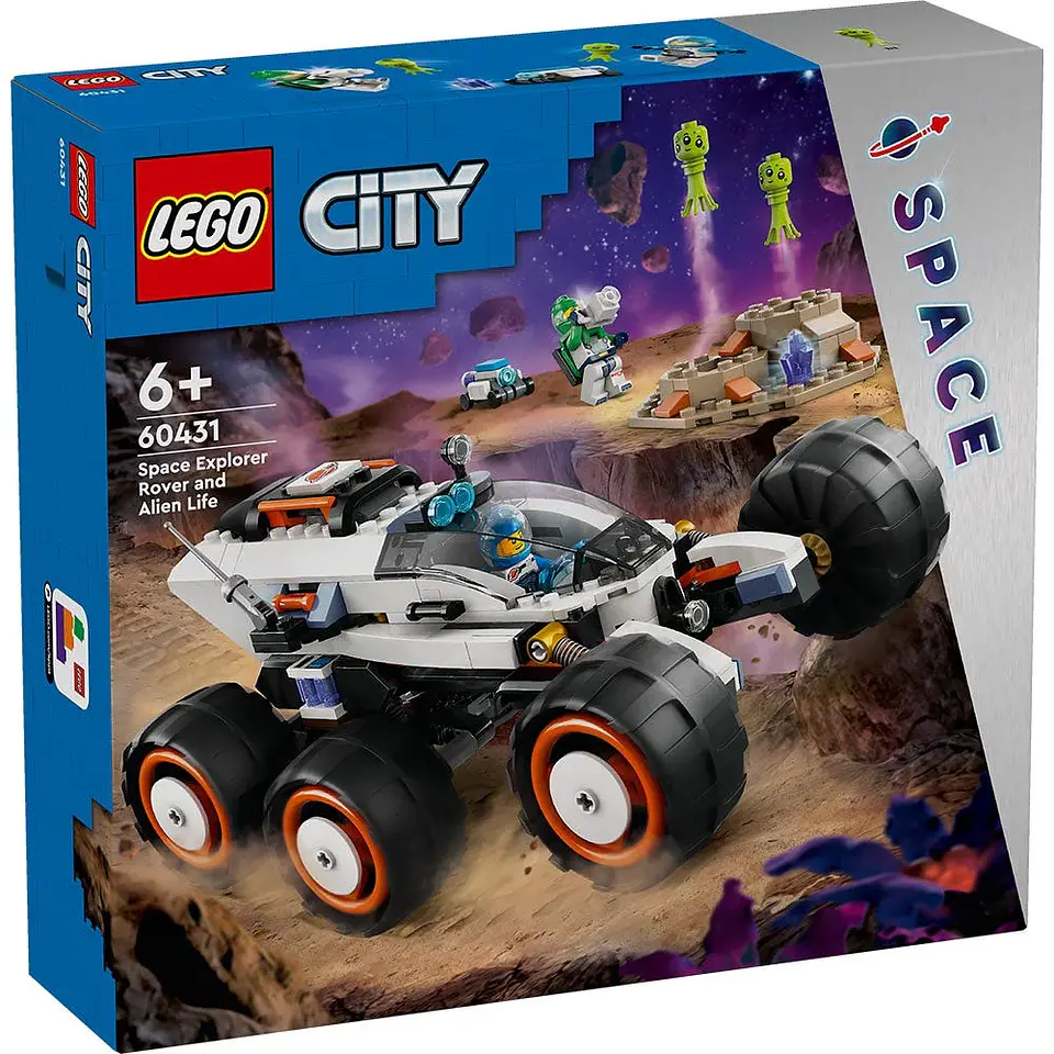LEGO City - Róver Explorador Espacial y Vida Extraterrestre (60431) 8