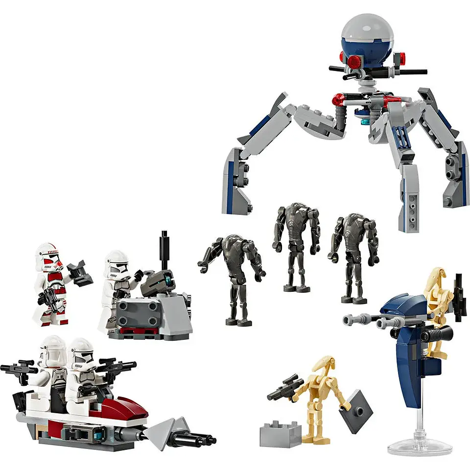 LEGO Star Wars - Pack de Combate: Soldado Clon y Droide de Combate (75372) 7