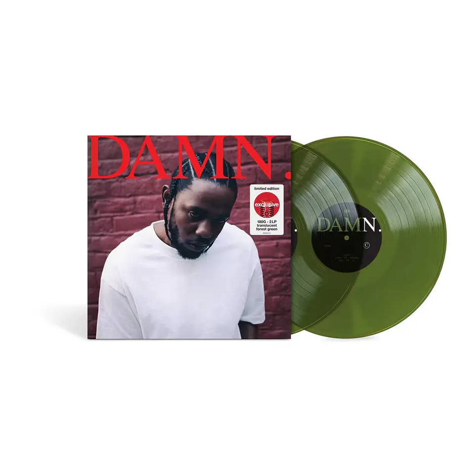 Kendrick Lamar - Damn - Vinilo Translucent Forest Green Edición Limitada (con detalle) 1